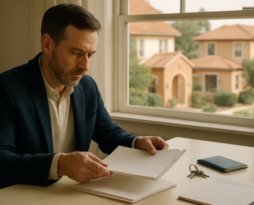 Evidence to defend green card status organized in a San Antonio home setting