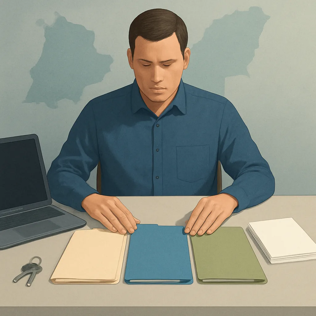 Organizing green card abandonment evidence and removal defense documents