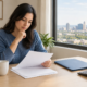 Blank tax papers at a desk for a San Antonio green card holder nonresident tax return immigration review