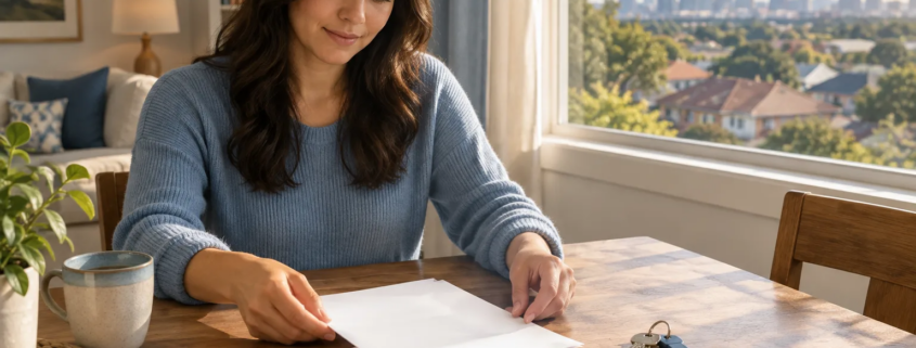 A San Antonio resident reviews blank papers, illustrating the LPR cancellation of removal stop-time rule.