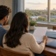 A couple reviewing blank papers at home, representing marriage adjustment during removal proceedings in San Antonio